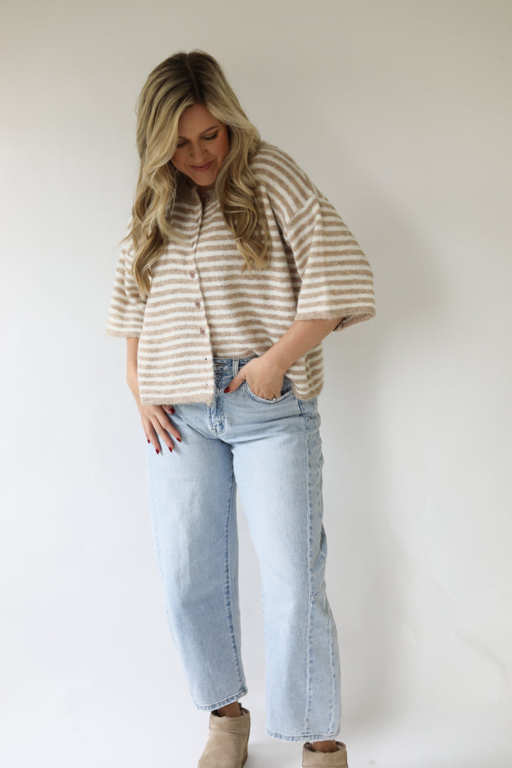 Sunday Stripe Cardigan