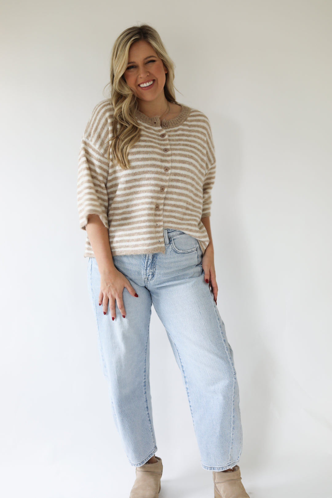 Sunday Stripe Cardigan