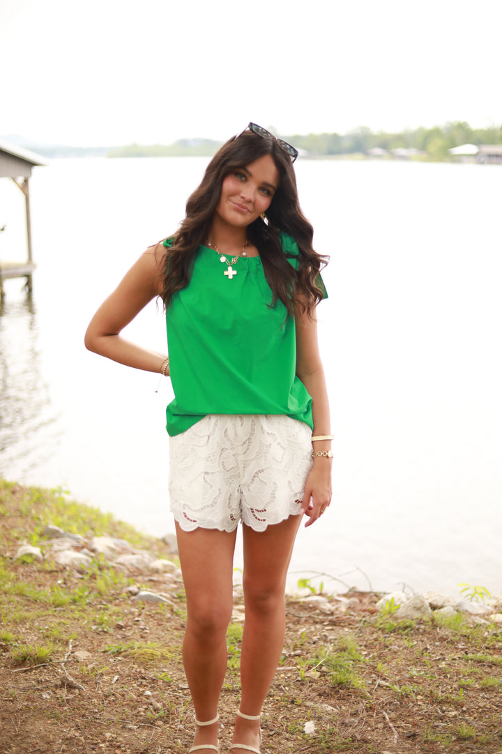 Sleeveless Floaty Top
