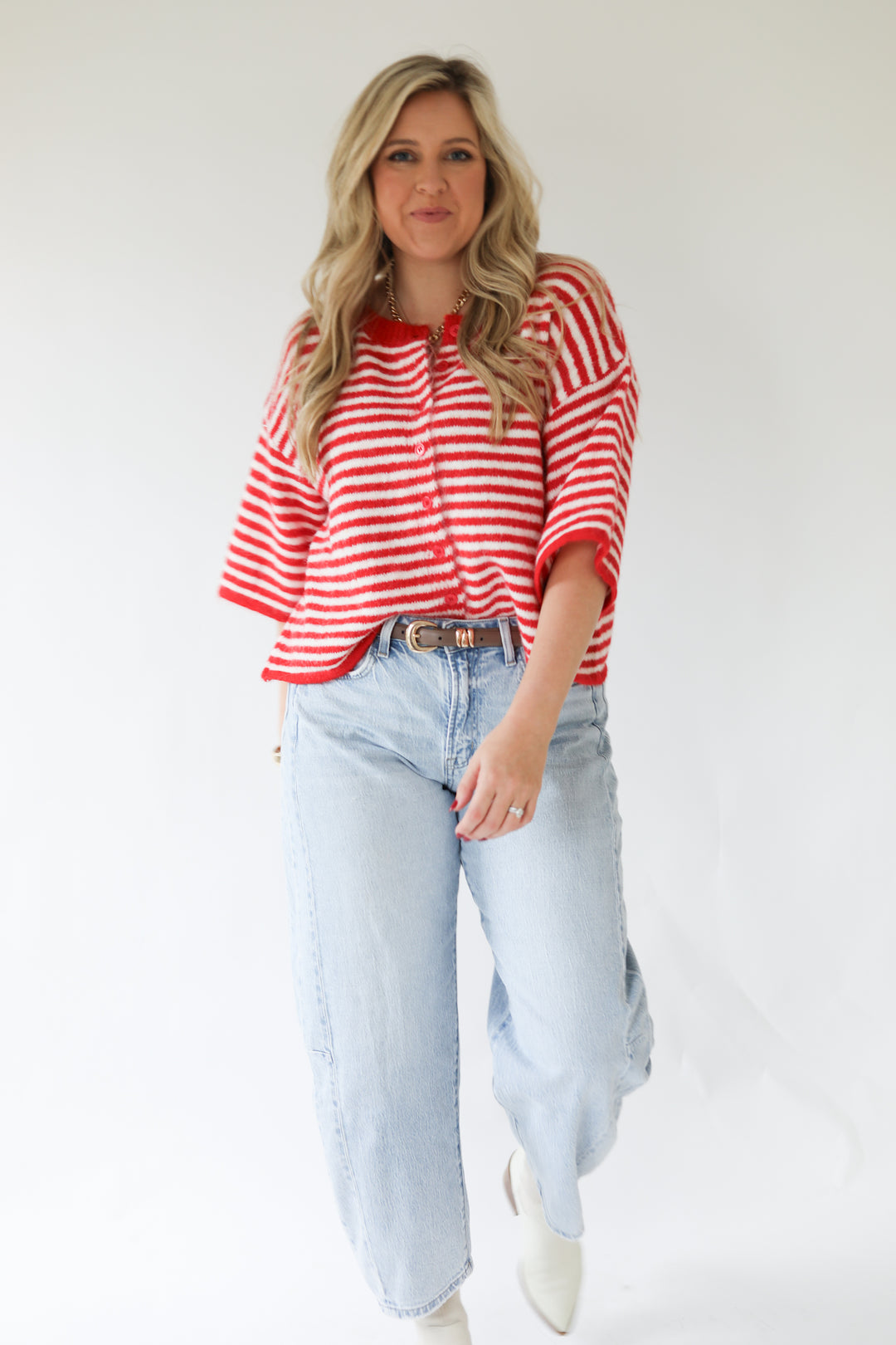 Sunday Stripe Cardigan