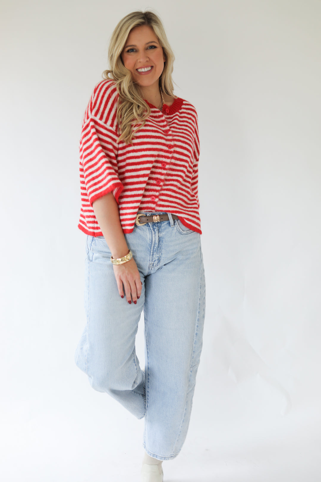 Sunday Stripe Cardigan