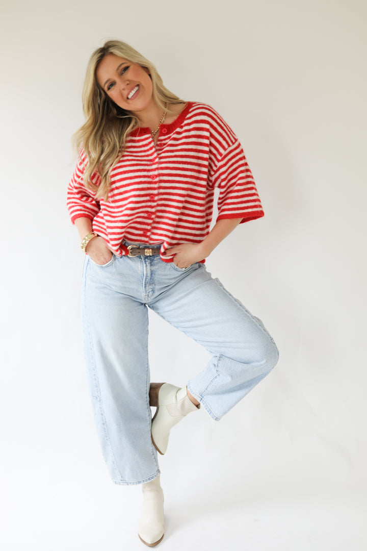 Sunday Stripe Cardigan