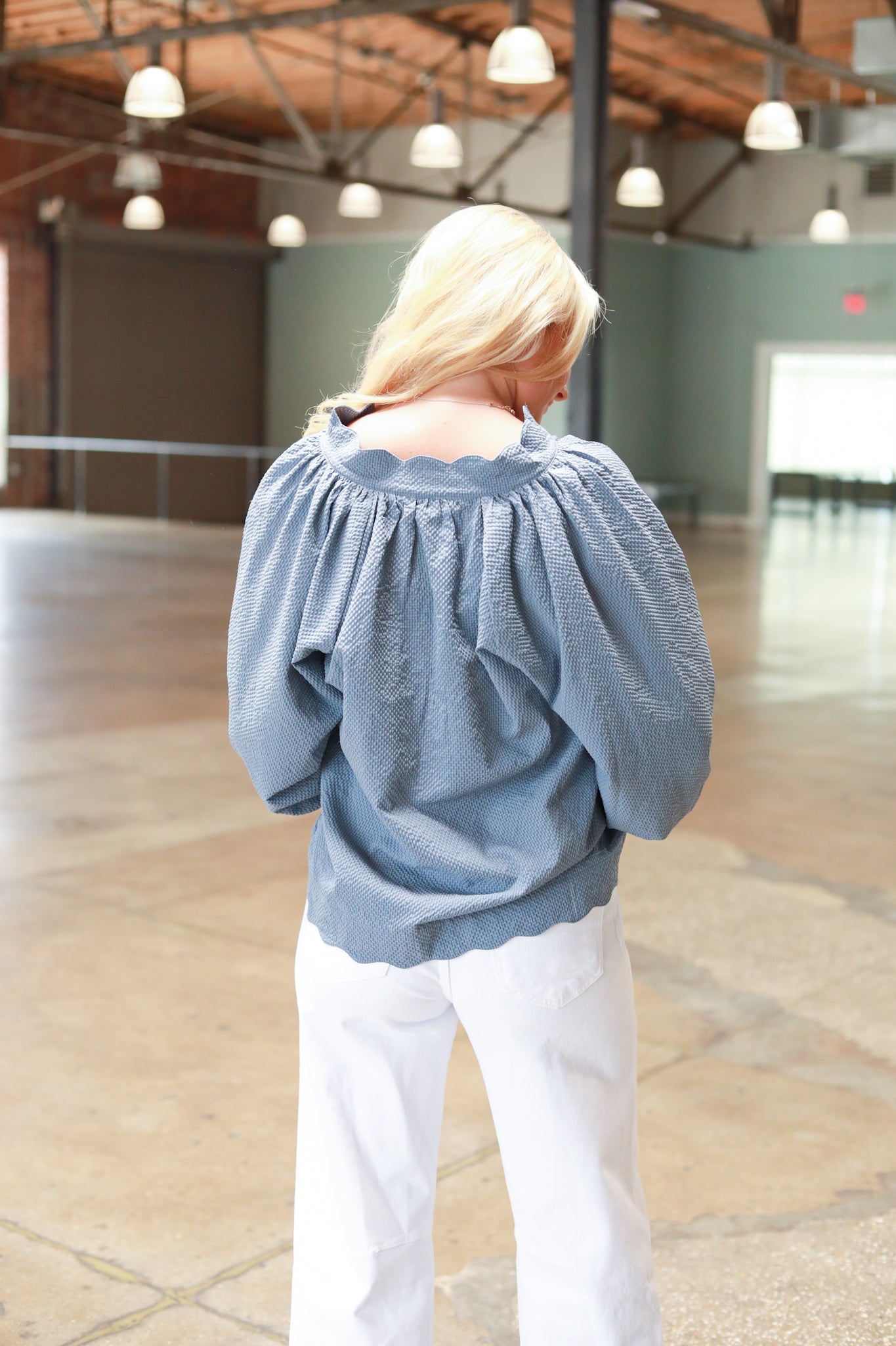 The Kate Scallop Top