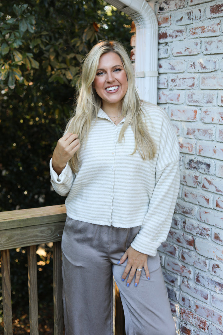 The Cozy Contrast Cardigan