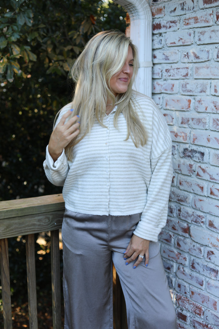 The Cozy Contrast Cardigan