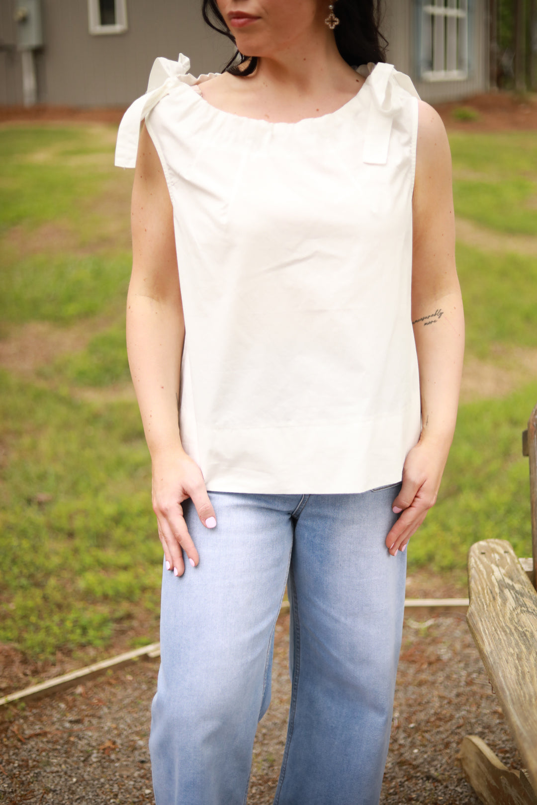 Sleeveless Floaty Top