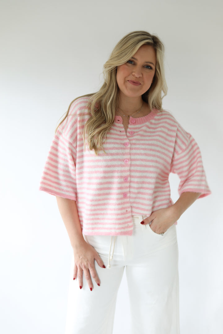 Sunday Stripe Cardigan