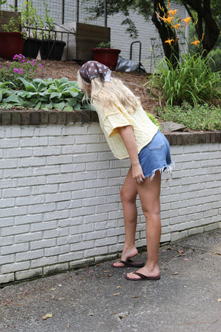 Cozy Chapter Cable Knit Boxy Sweater Top