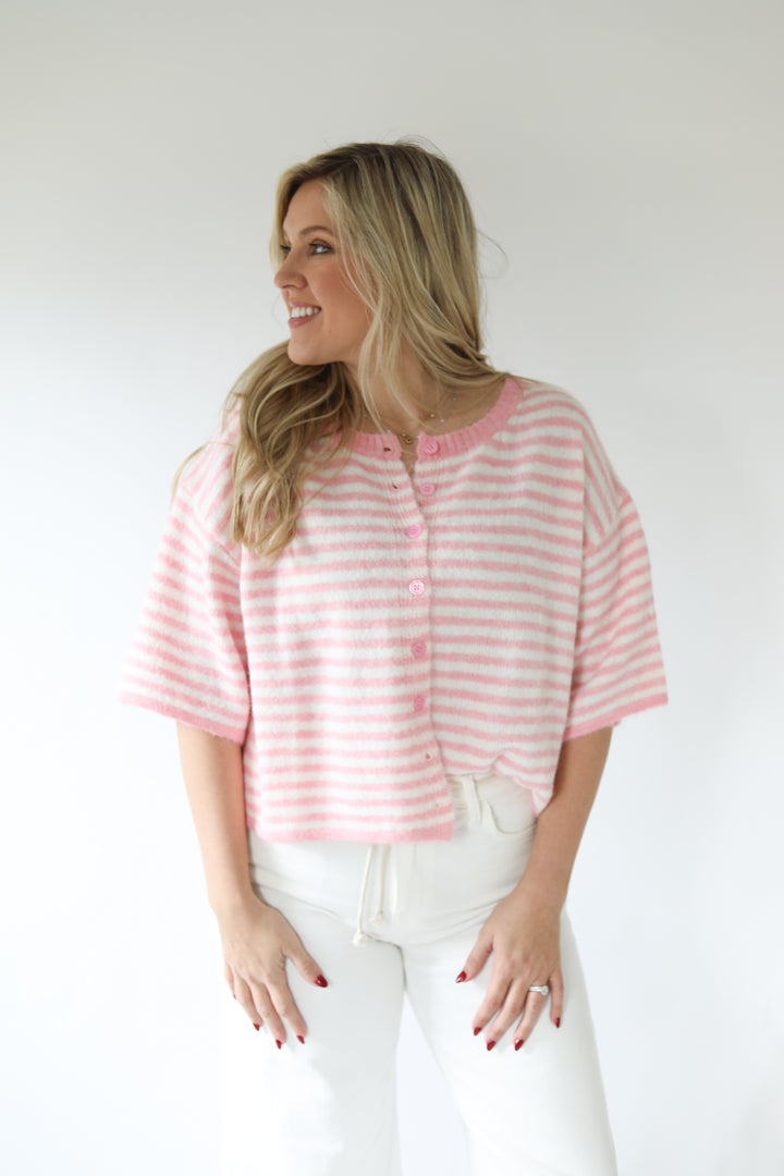 Sunday Stripe Cardigan