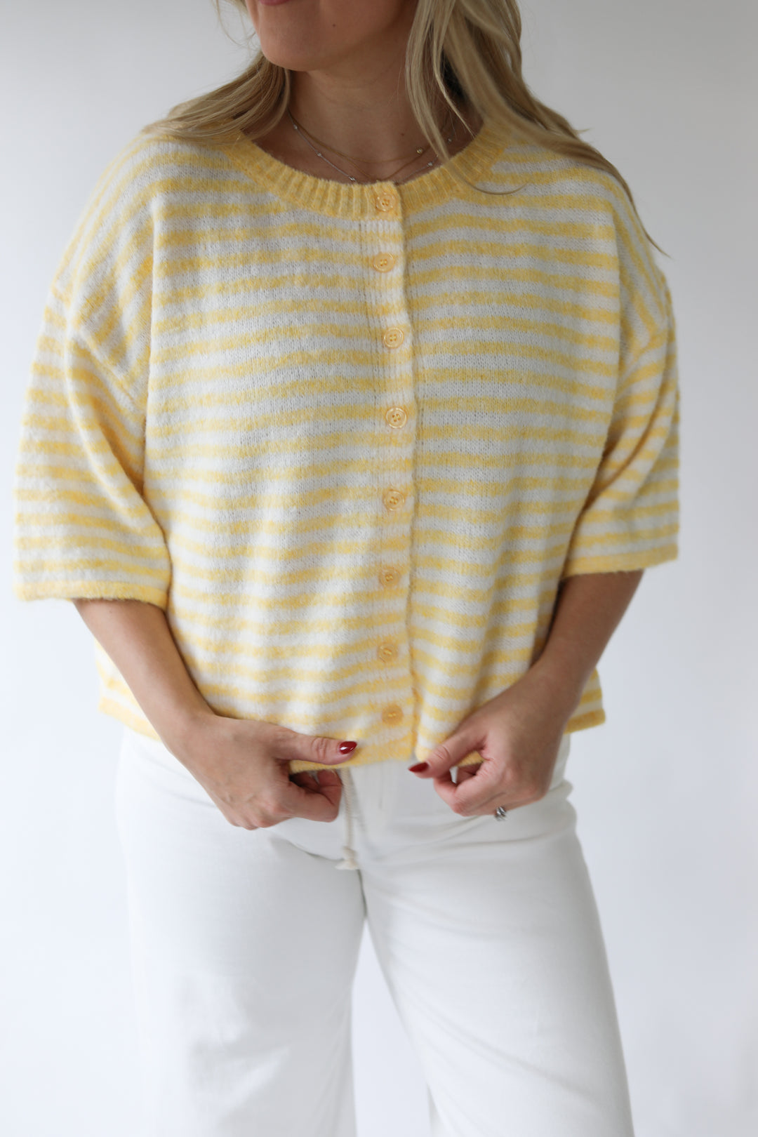 Sunday Stripe Cardigan