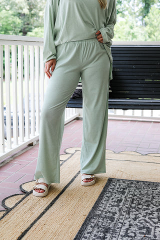 Weekend Layers Two Tone Stripe Pants