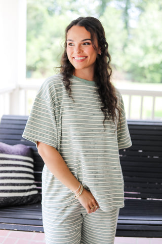 Easy Motion Super Soft Stripe Tee