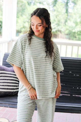 Easy Motion Super Soft Stripe Tee