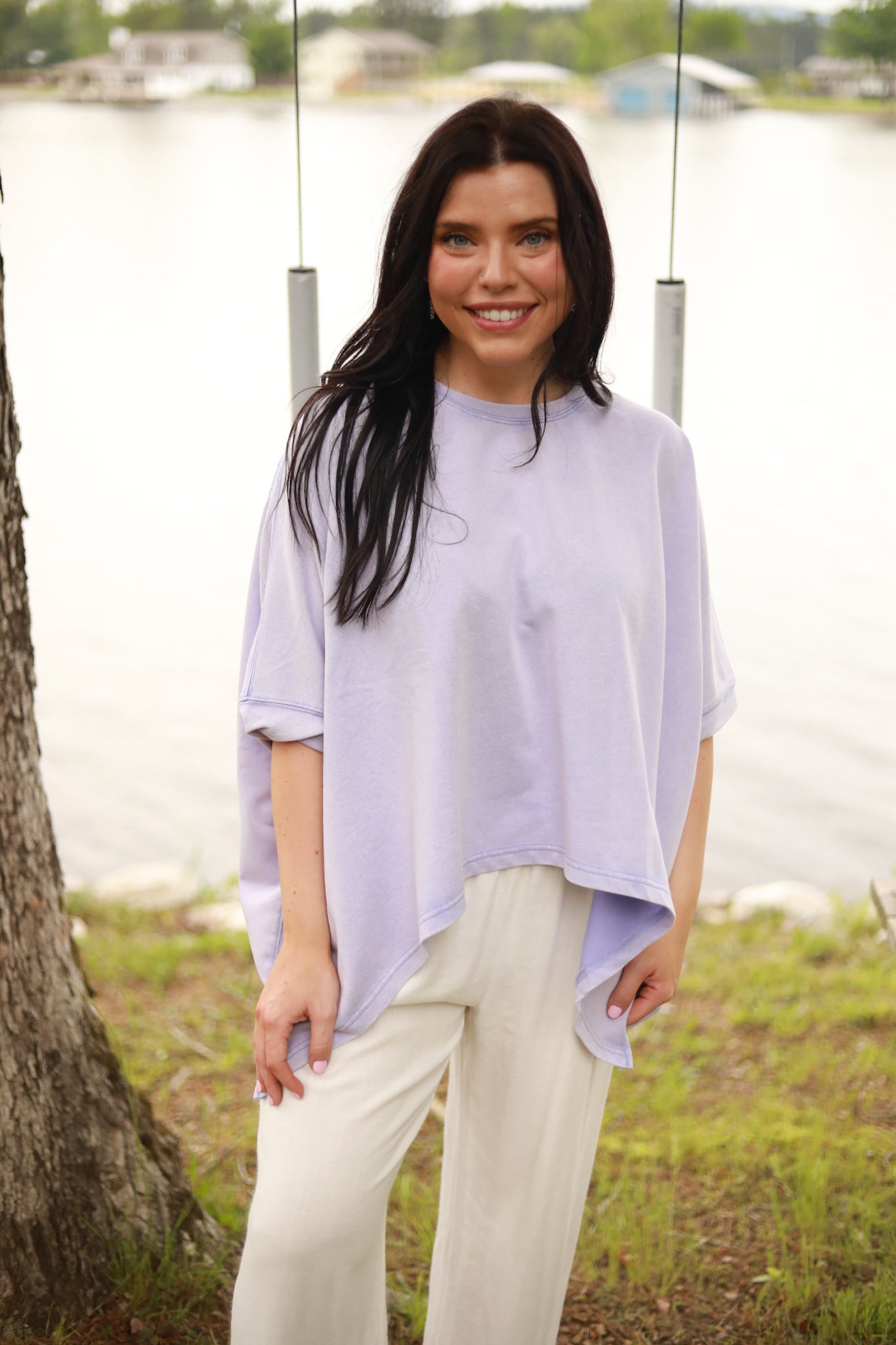 Boxy Mineral Wash Top