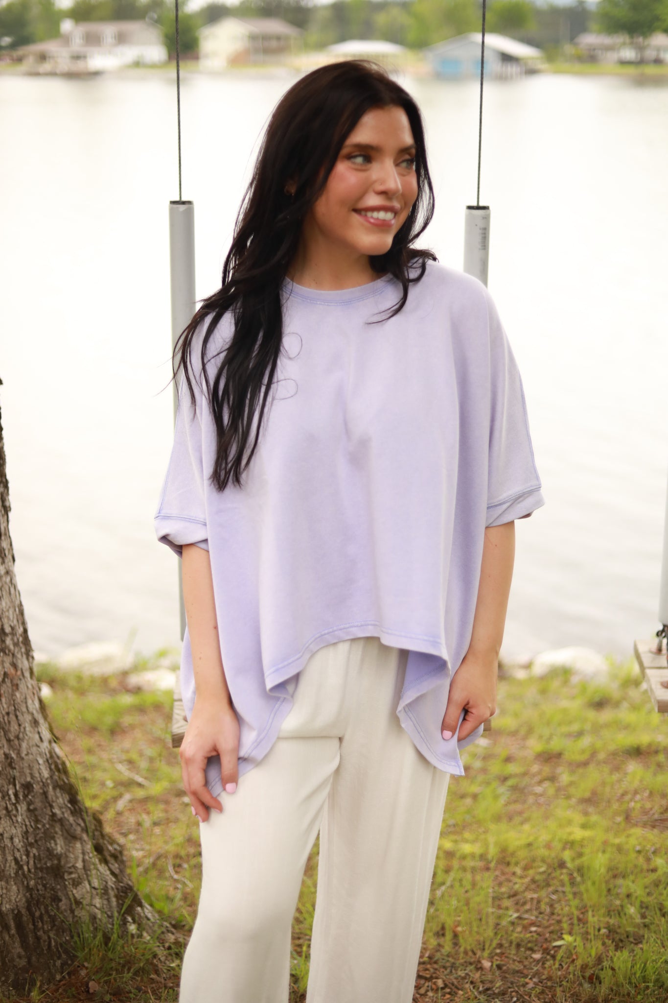 Boxy Mineral Wash Top