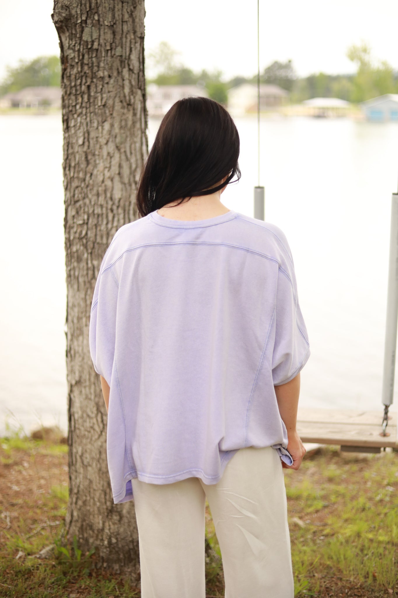 Boxy Mineral Wash Top