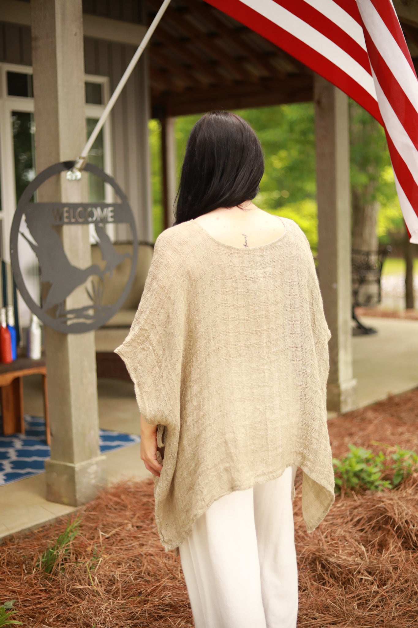 Tie Side Linen Top