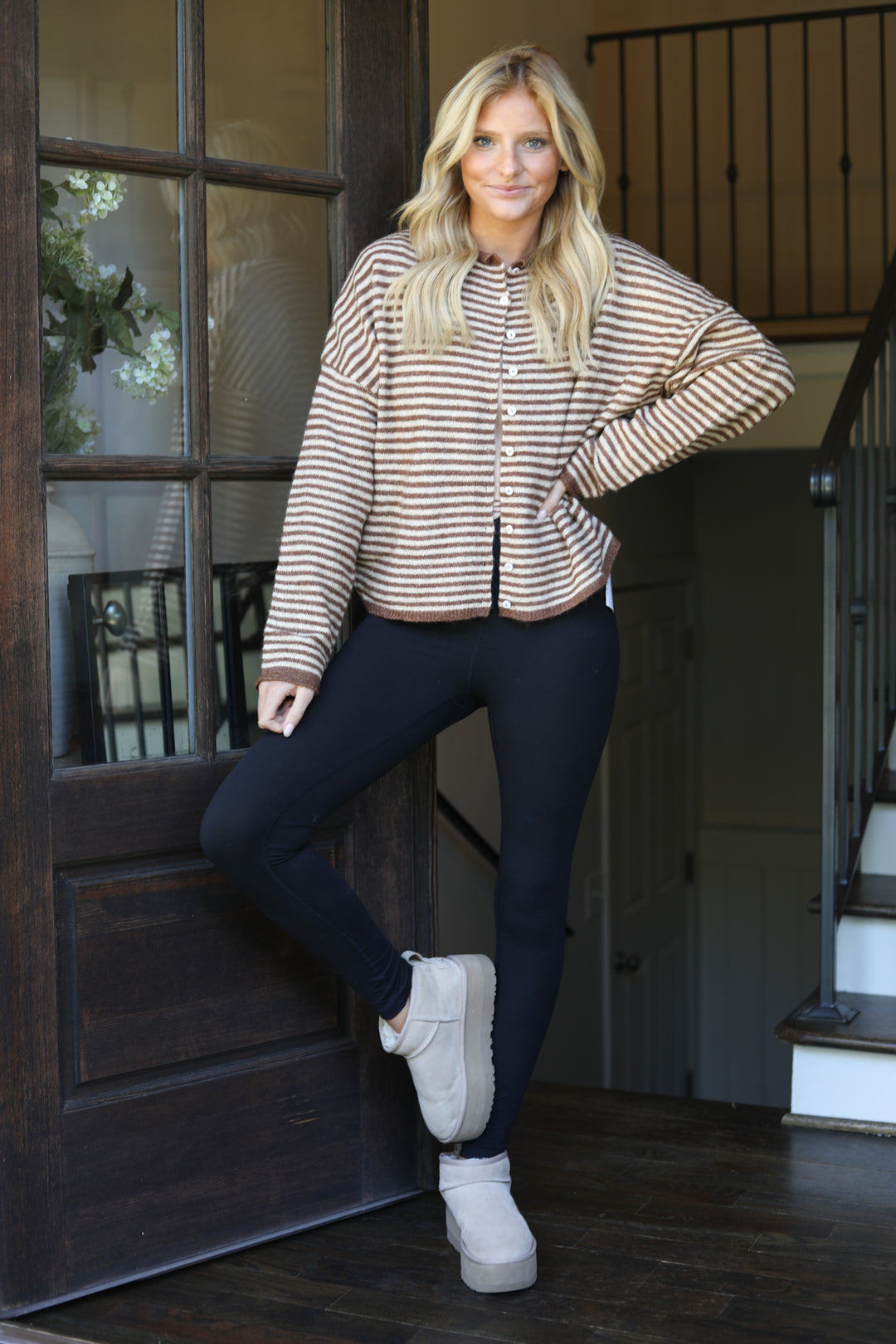 The Cozy Contrast Cardigan