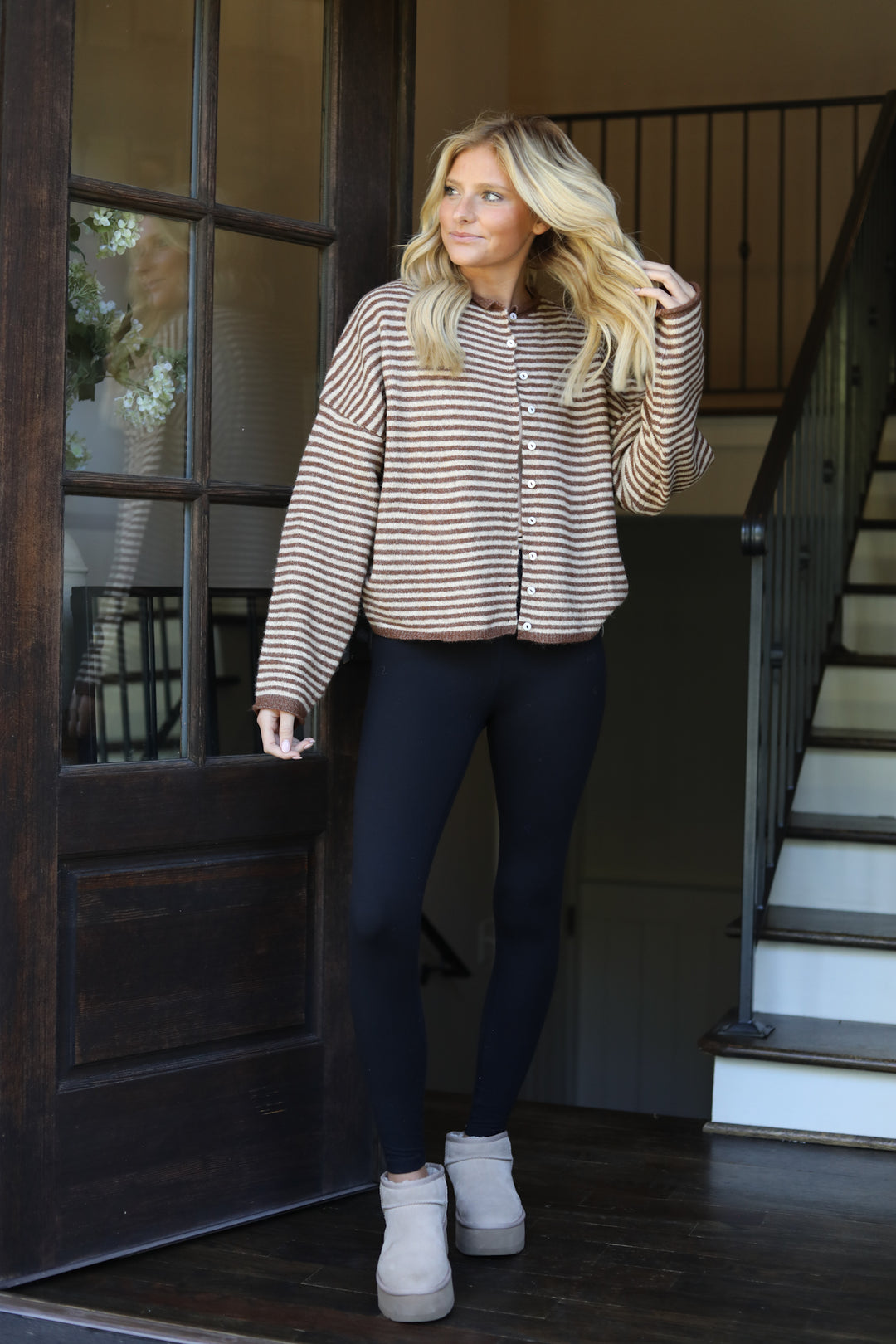 The Cozy Contrast Cardigan