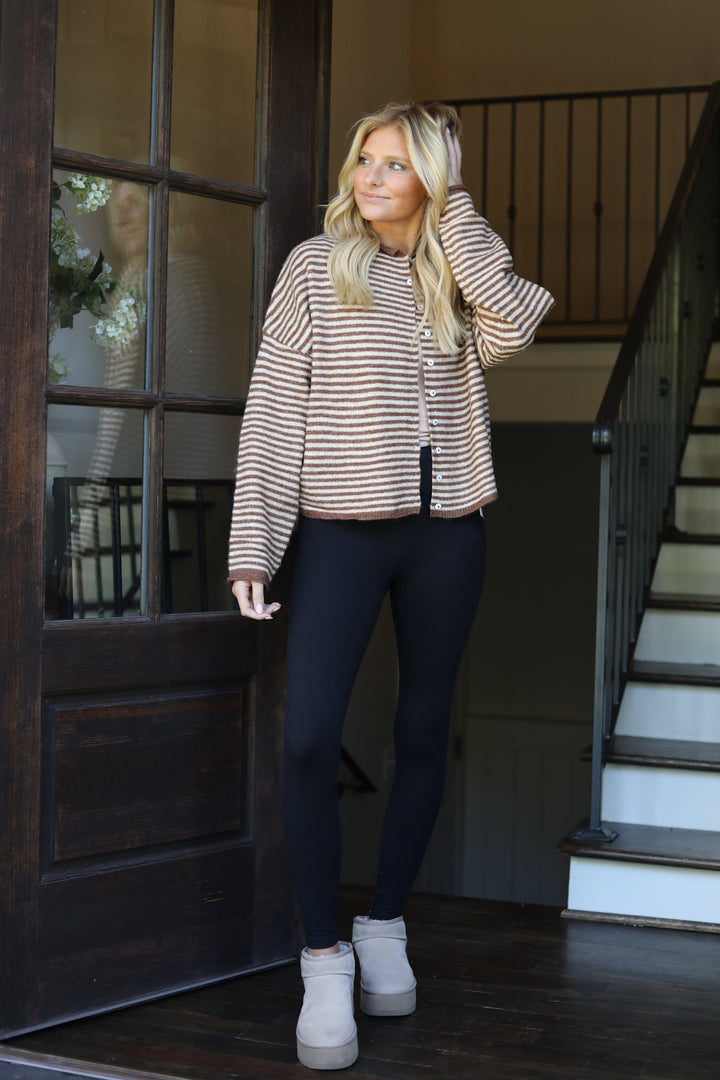 The Cozy Contrast Cardigan