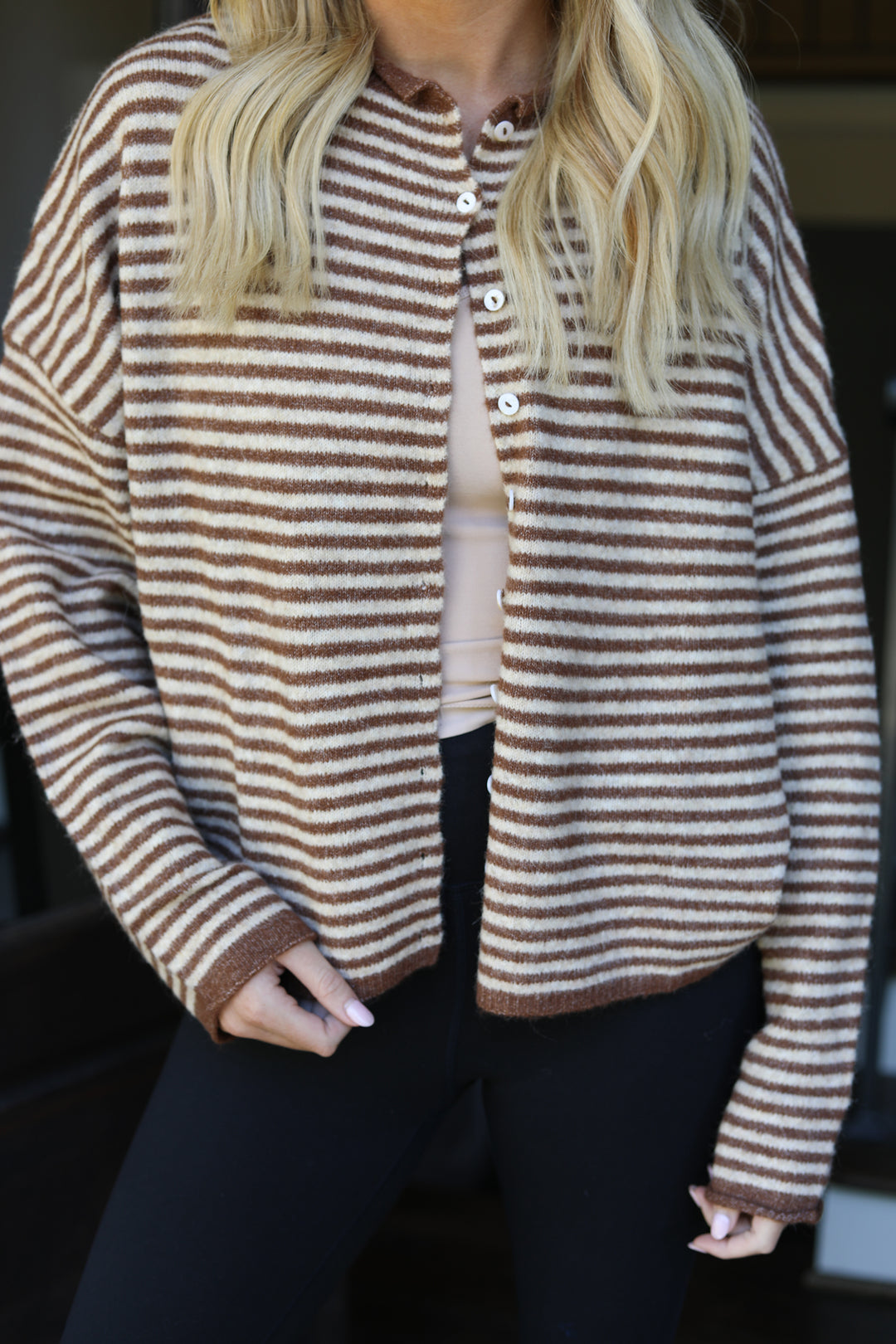The Cozy Contrast Cardigan