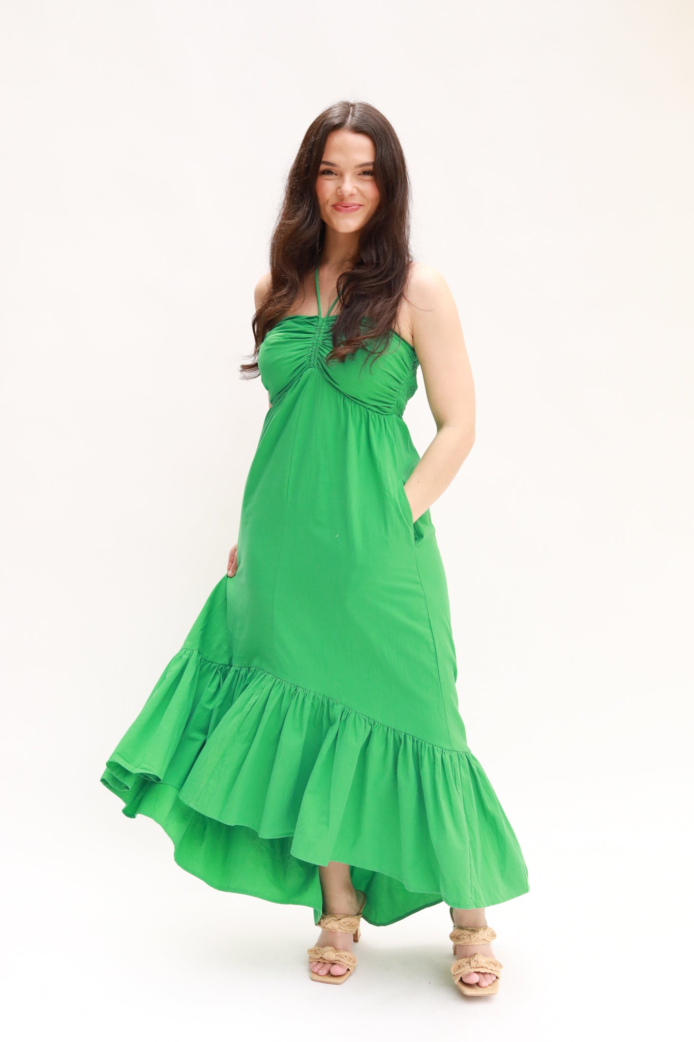 Halter Midi Dress