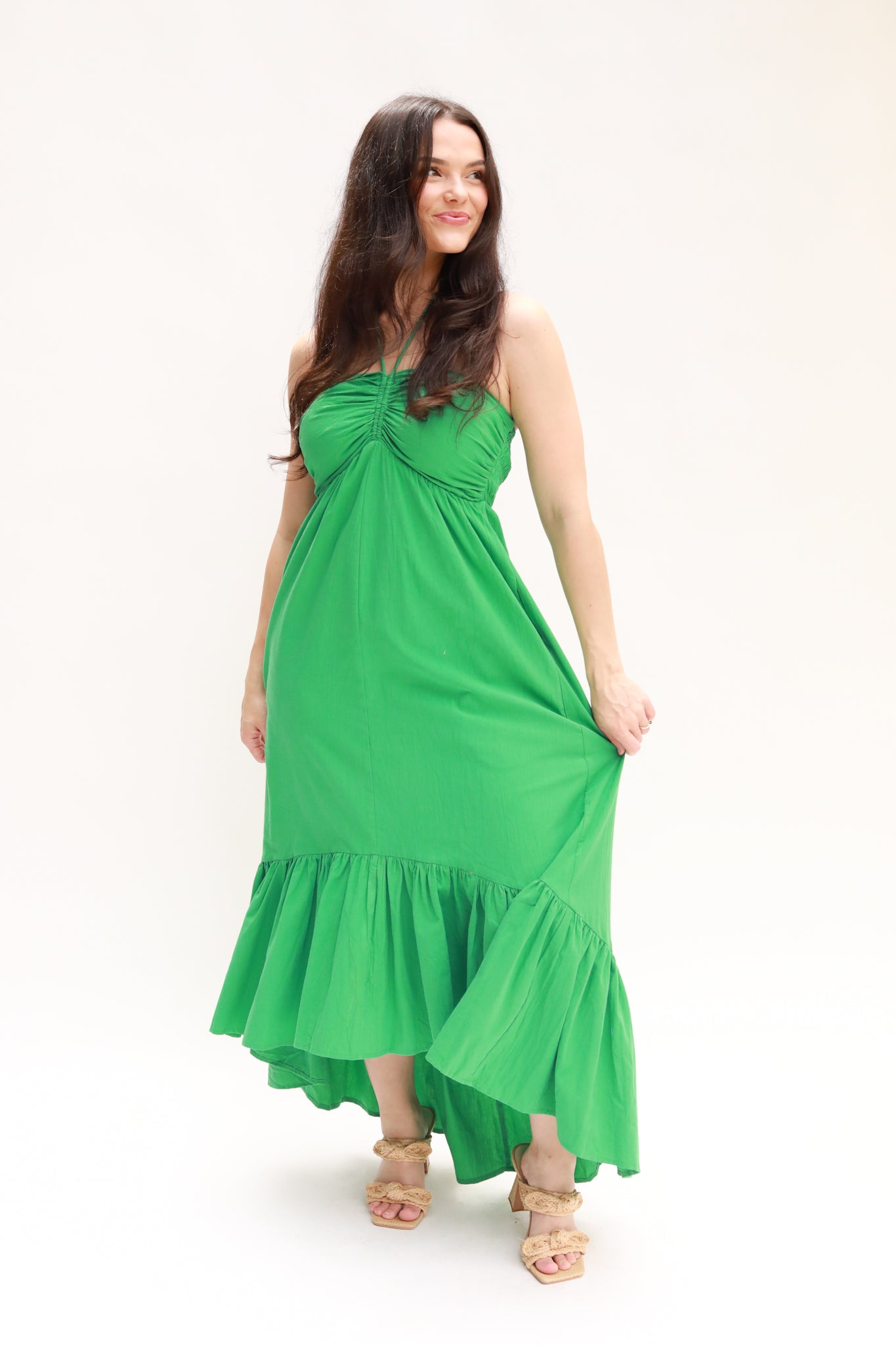 Halter Midi Dress