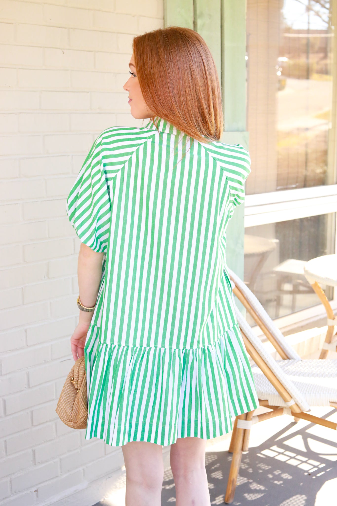 Striped Button Down Dress