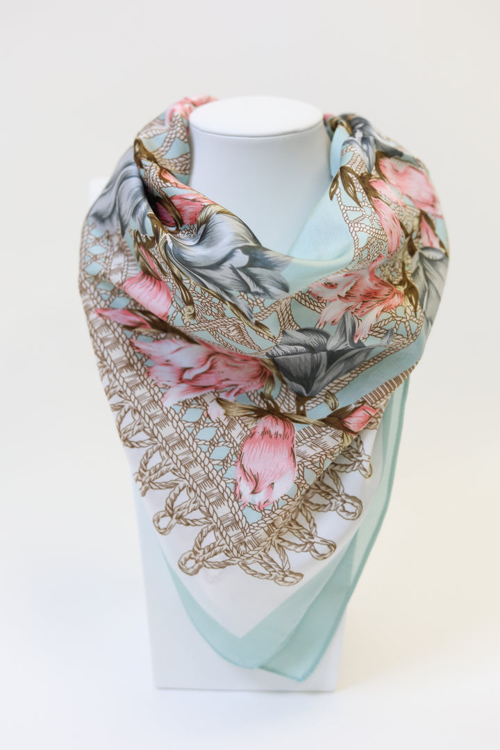 Floral Neck Scarf
