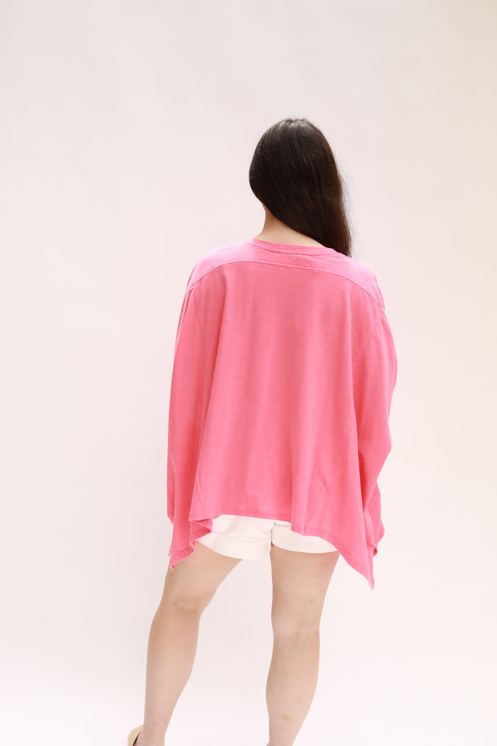 Boxy Long Sides Top