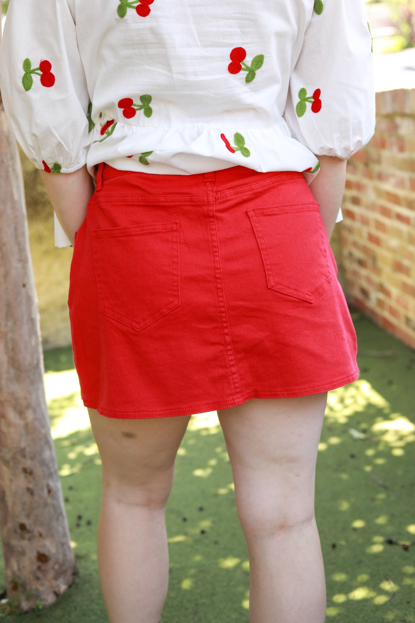 Asymmetrical Mini Skort