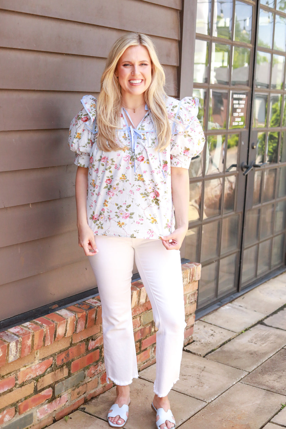 Bouquet Print Top