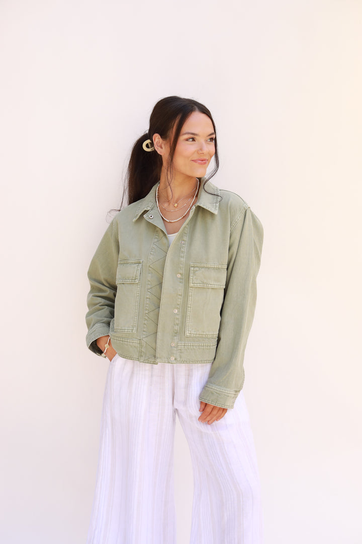 Big Pocket Jean Jacket