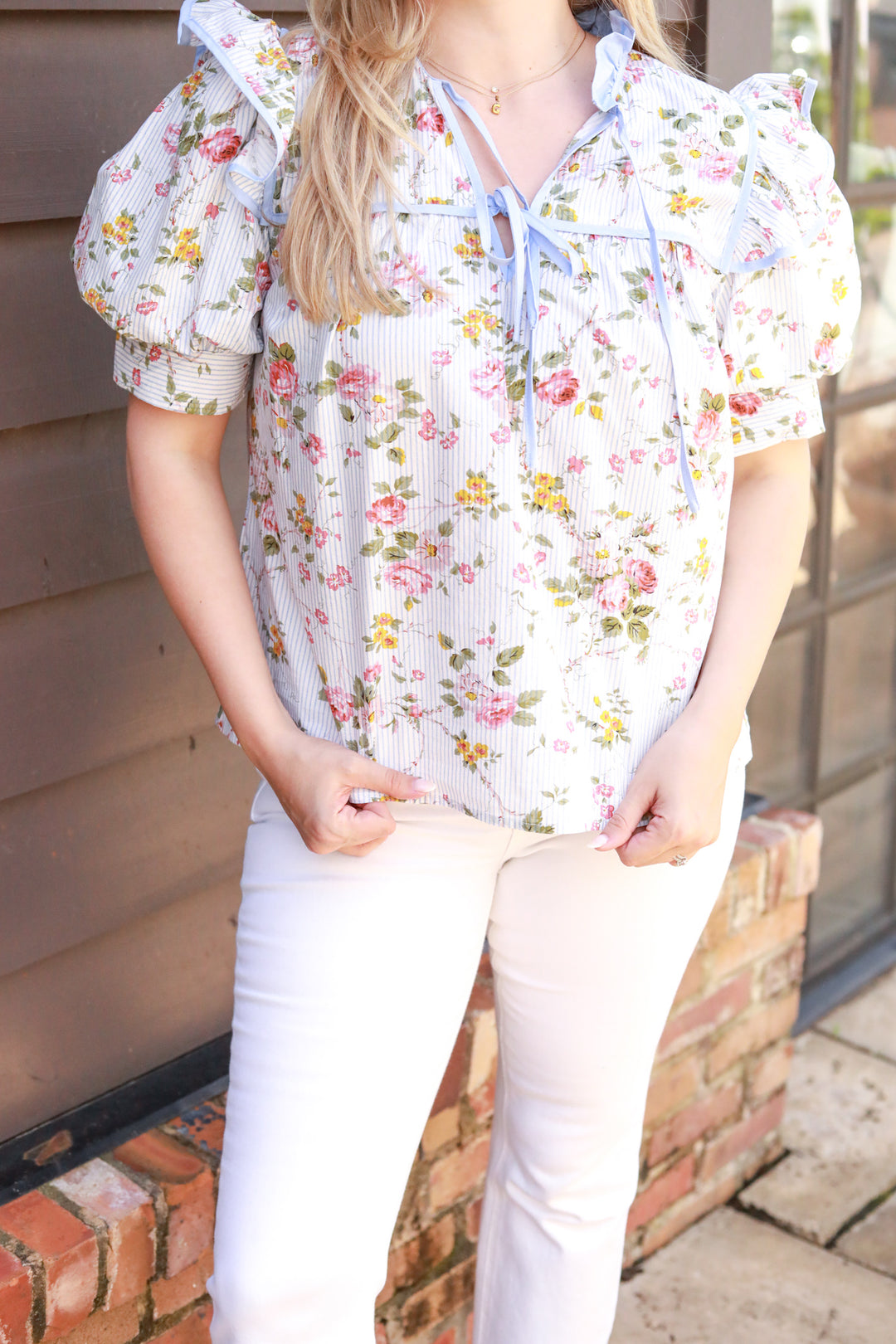 Bouquet Print Top