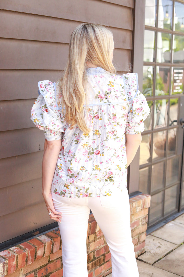 Bouquet Print Top