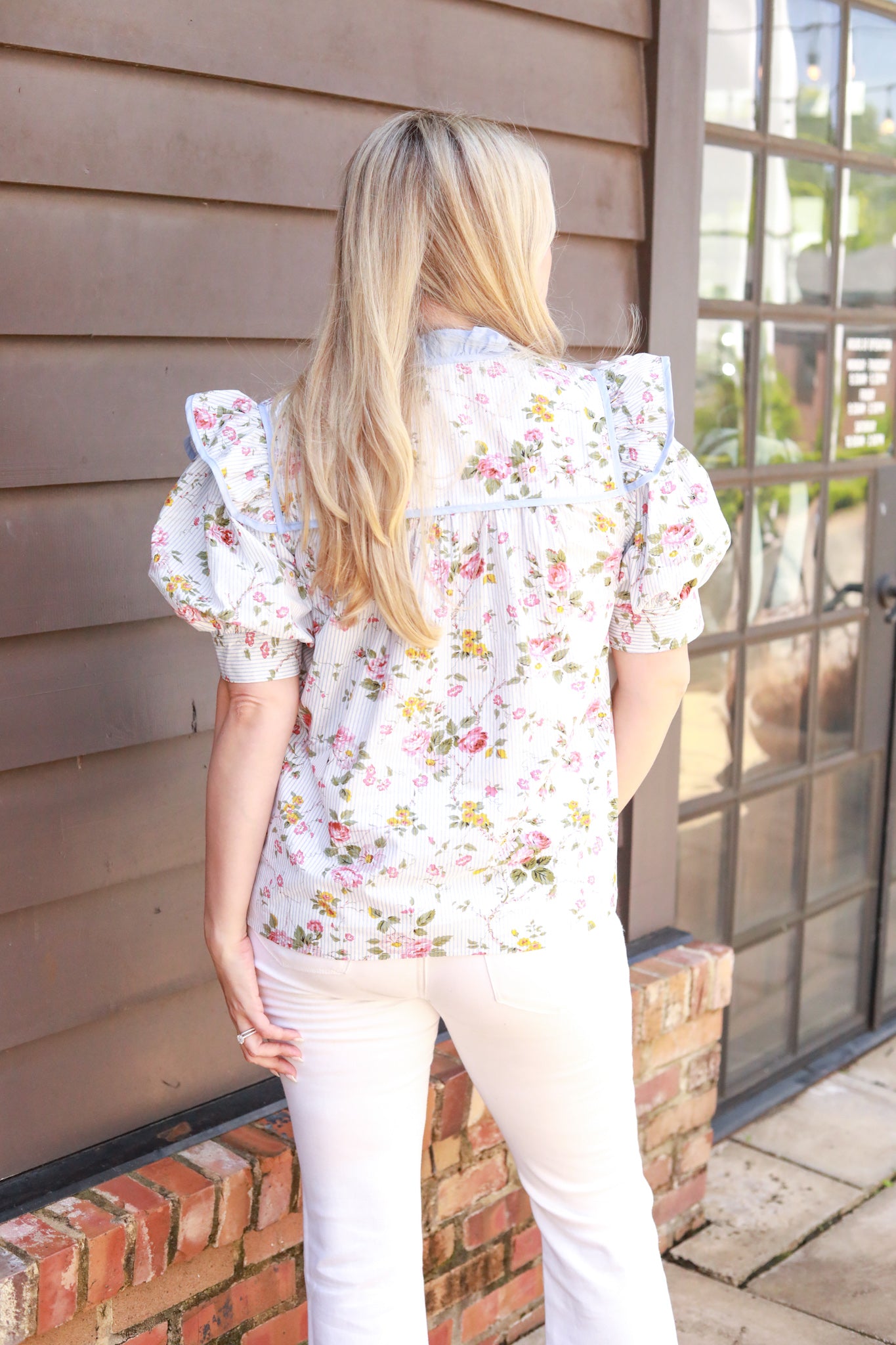 Bouquet Print Top