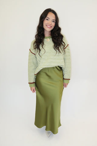 The Brownstone Stripe Sweater