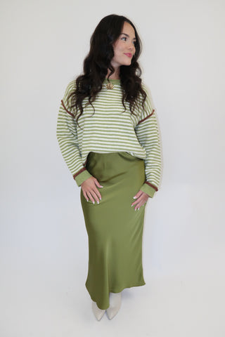The Brownstone Stripe Sweater