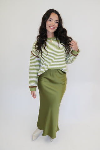 The Brownstone Stripe Sweater