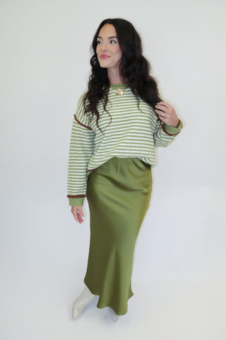The Brownstone Stripe Sweater