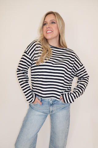 The Layering Effect Stripe Knit Top
