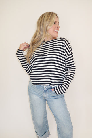 The Layering Effect Stripe Knit Top