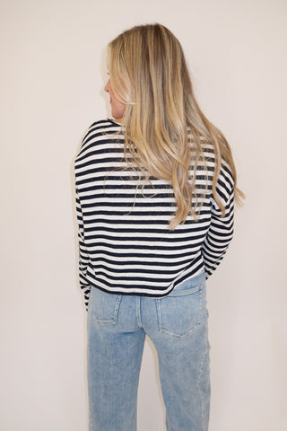 The Layering Effect Stripe Knit Top