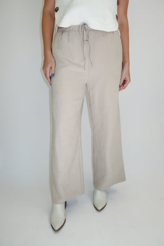 The Soft Approach Silky Drawstring Pants - The Pink Tulip Clothing