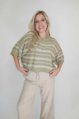 A Change Of Stripes Lightweight Sweater - The Pink Tulip Clothing