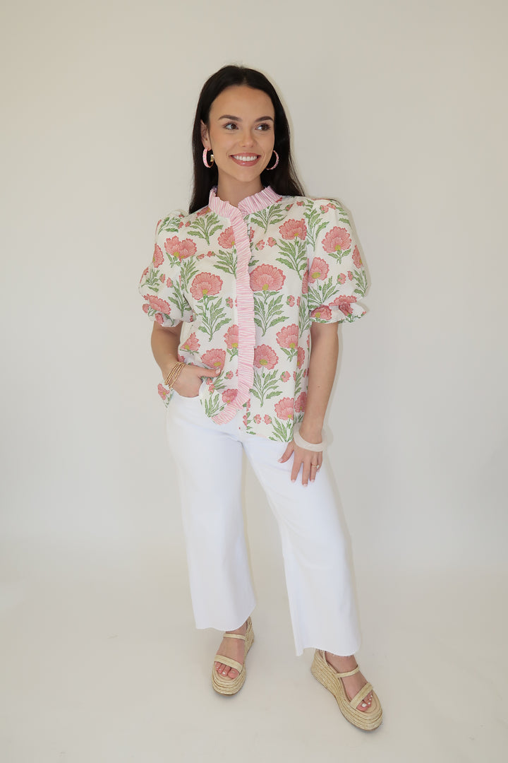 Spring Calling Top - The Pink Tulip Clothing