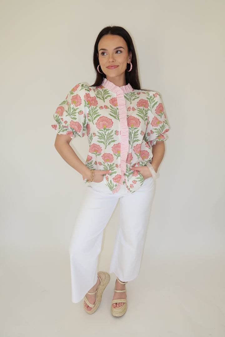 Spring Calling Top - The Pink Tulip Clothing