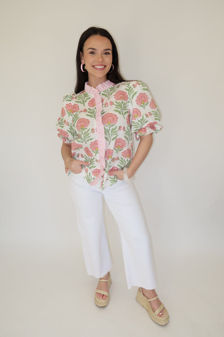 Spring Calling Top - The Pink Tulip Clothing