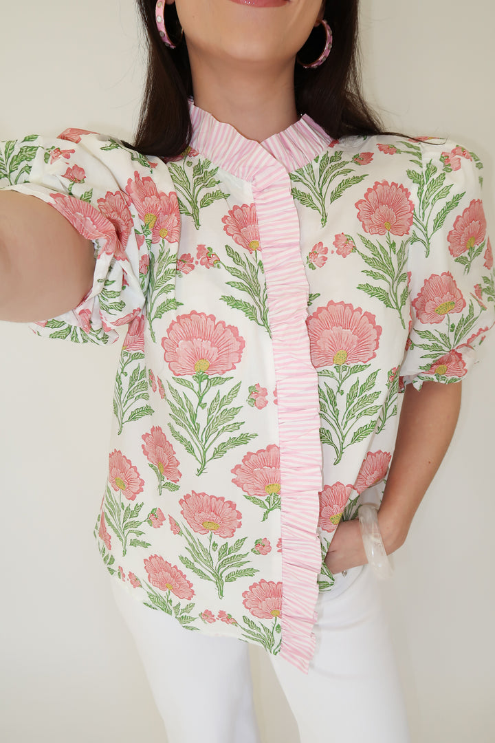 Spring Calling Top - The Pink Tulip Clothing