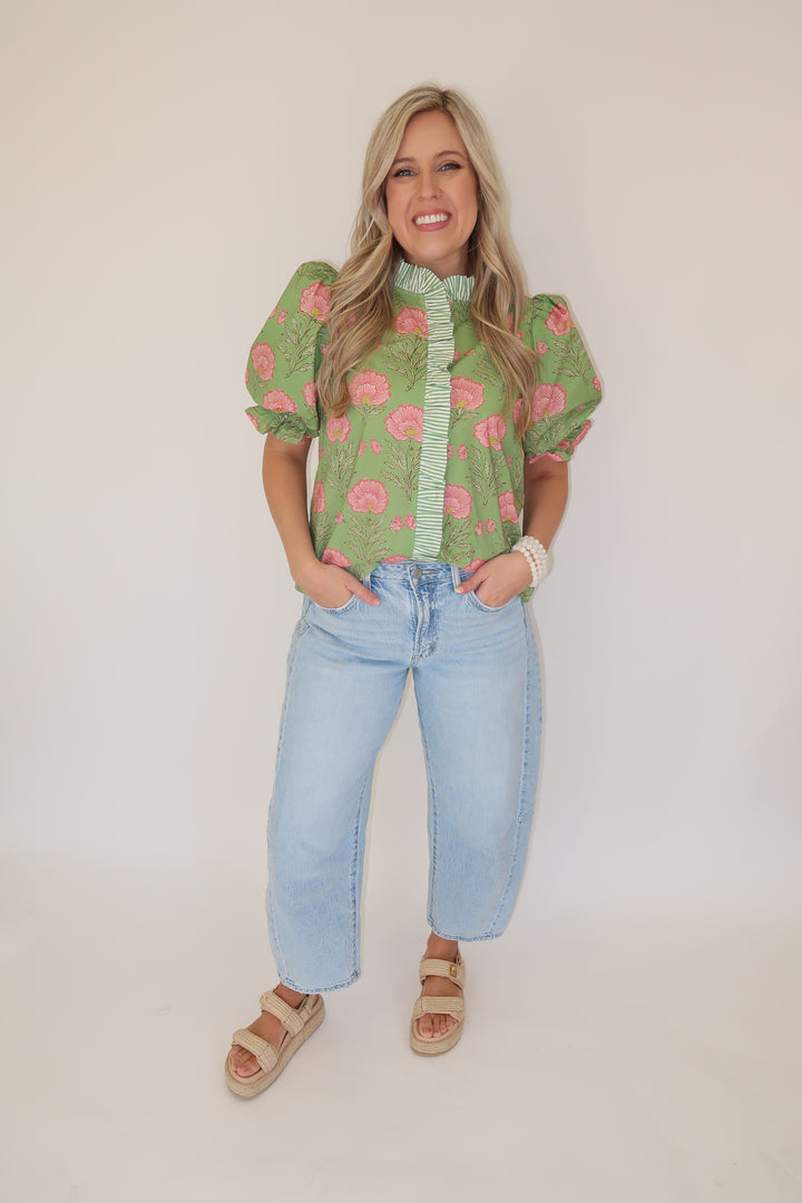 Spring Calling Top - The Pink Tulip Clothing